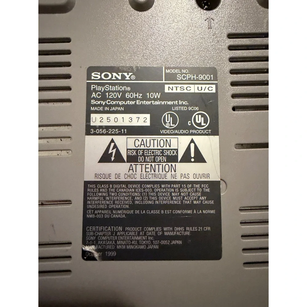 Sony playstation console